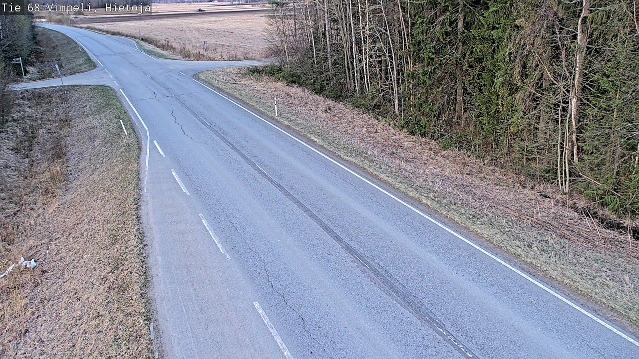 Weather Camera Image Road 68 Vimpeli, Hietoja, Vimpeli, Etelä-Pohjanmaa