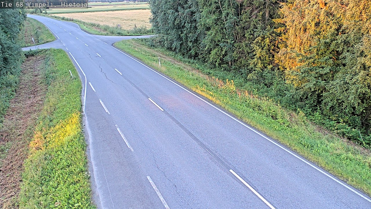 Weather Camera Image Väg 68 Vindala, Hietoja, Vimpeli, Etelä-Pohjanmaa