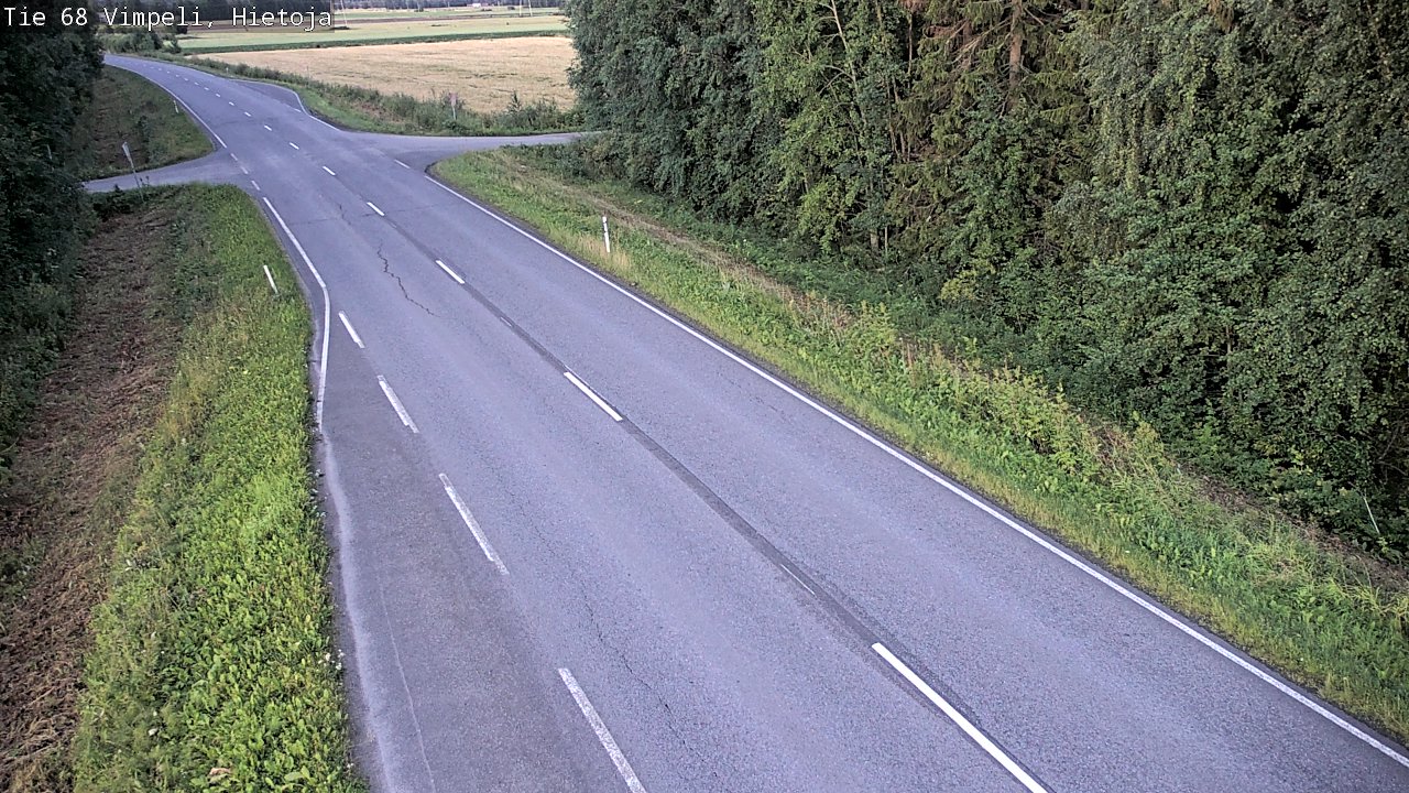 Weather Camera Image Väg 68 Vindala, Hietoja, Vimpeli, Etelä-Pohjanmaa