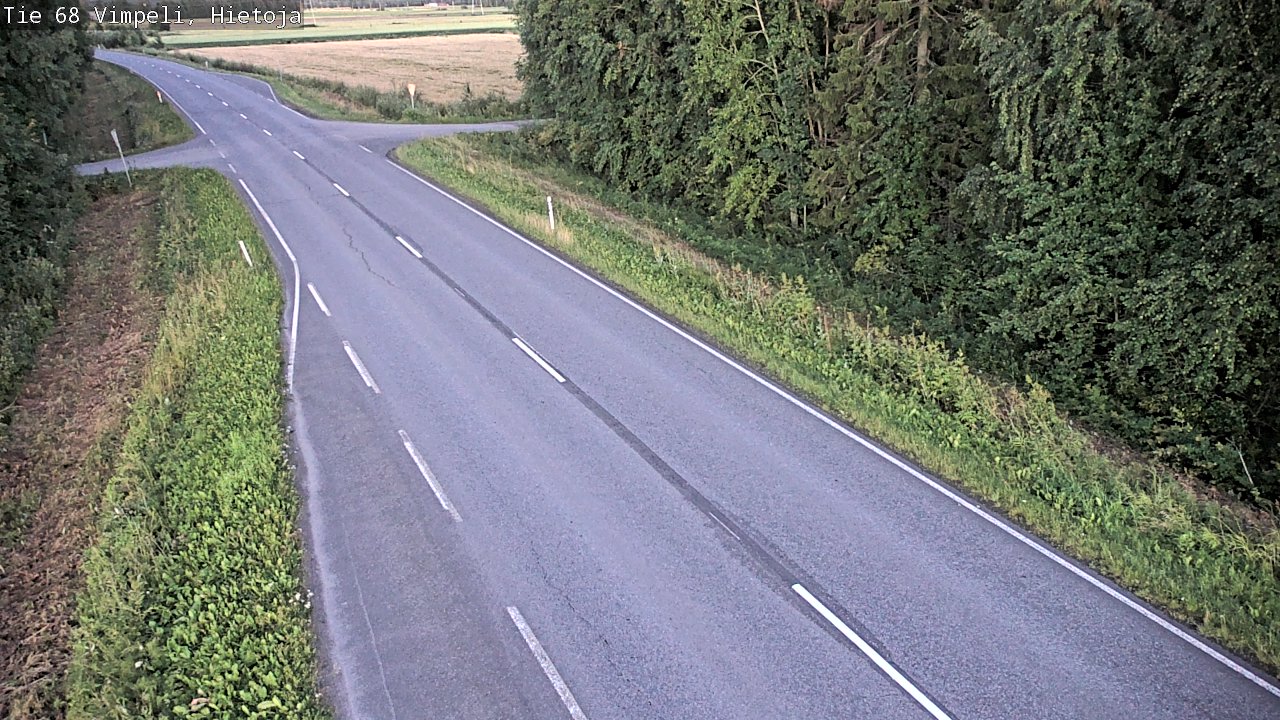 Weather Camera Image Väg 68 Vindala, Hietoja, Vimpeli, Etelä-Pohjanmaa