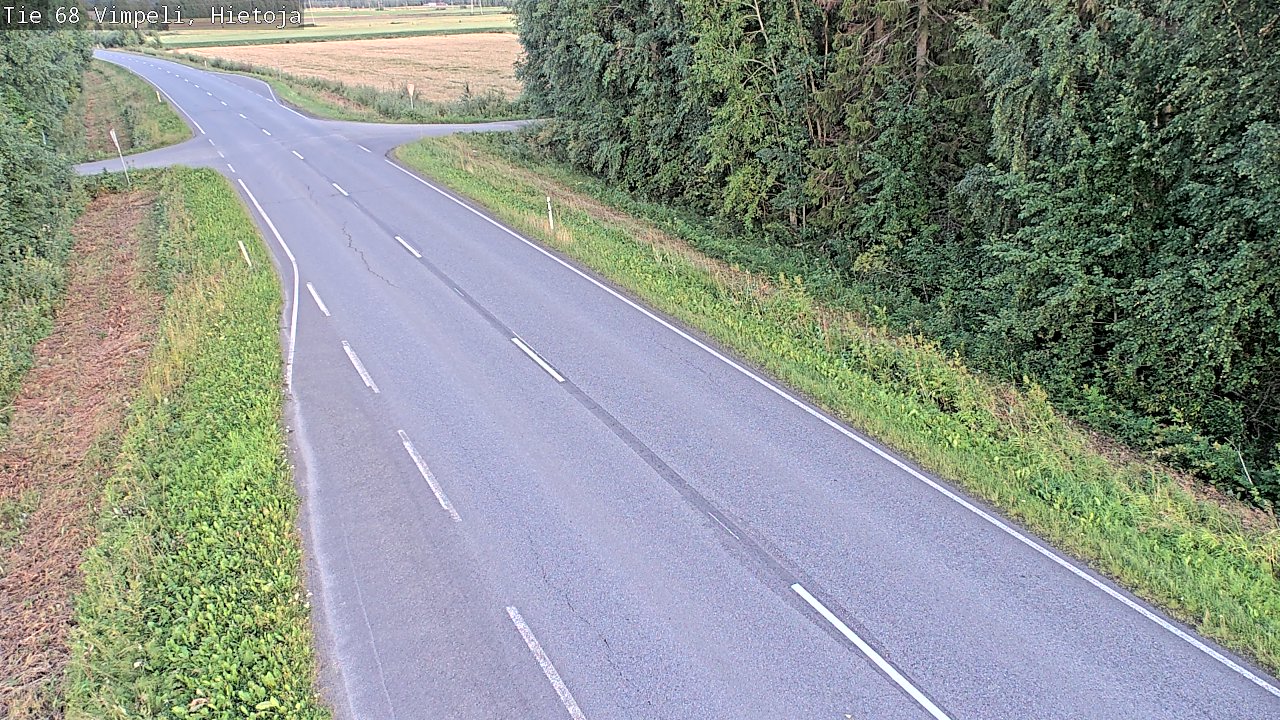 Weather Camera Image Väg 68 Vindala, Hietoja, Vimpeli, Etelä-Pohjanmaa