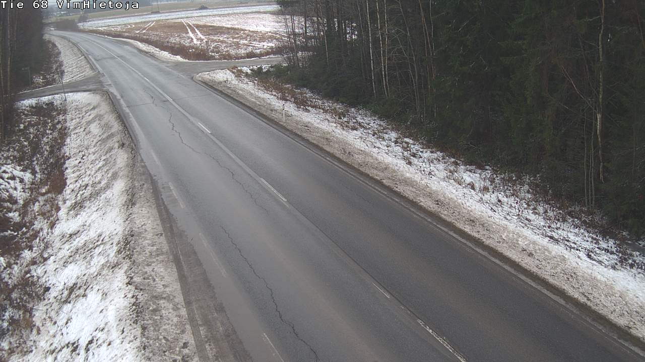 Weather Camera Image Road 68 Vimpeli, Hietoja, Vimpeli, Etelä-Pohjanmaa