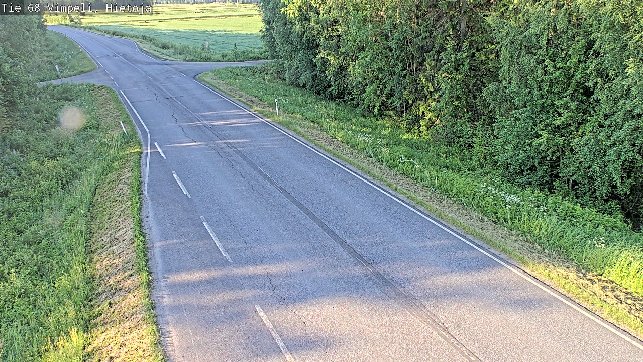 Weather Camera Image Road 68 Vimpeli, Hietoja, Vimpeli, Etelä-Pohjanmaa