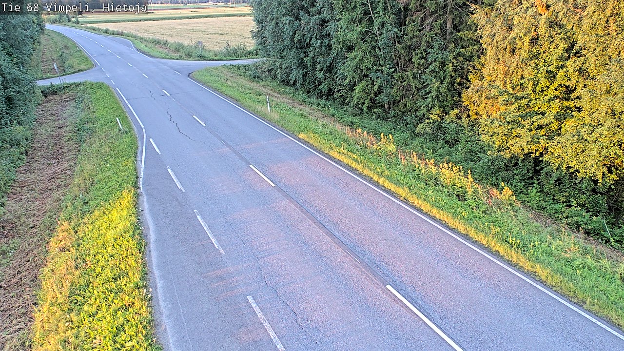 Weather Camera Image Väg 68 Vindala, Hietoja, Vimpeli, Etelä-Pohjanmaa