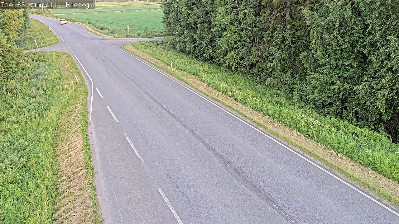 Weather Camera Image Road 68 Vimpeli, Hietoja, Vimpeli, Etelä-Pohjanmaa