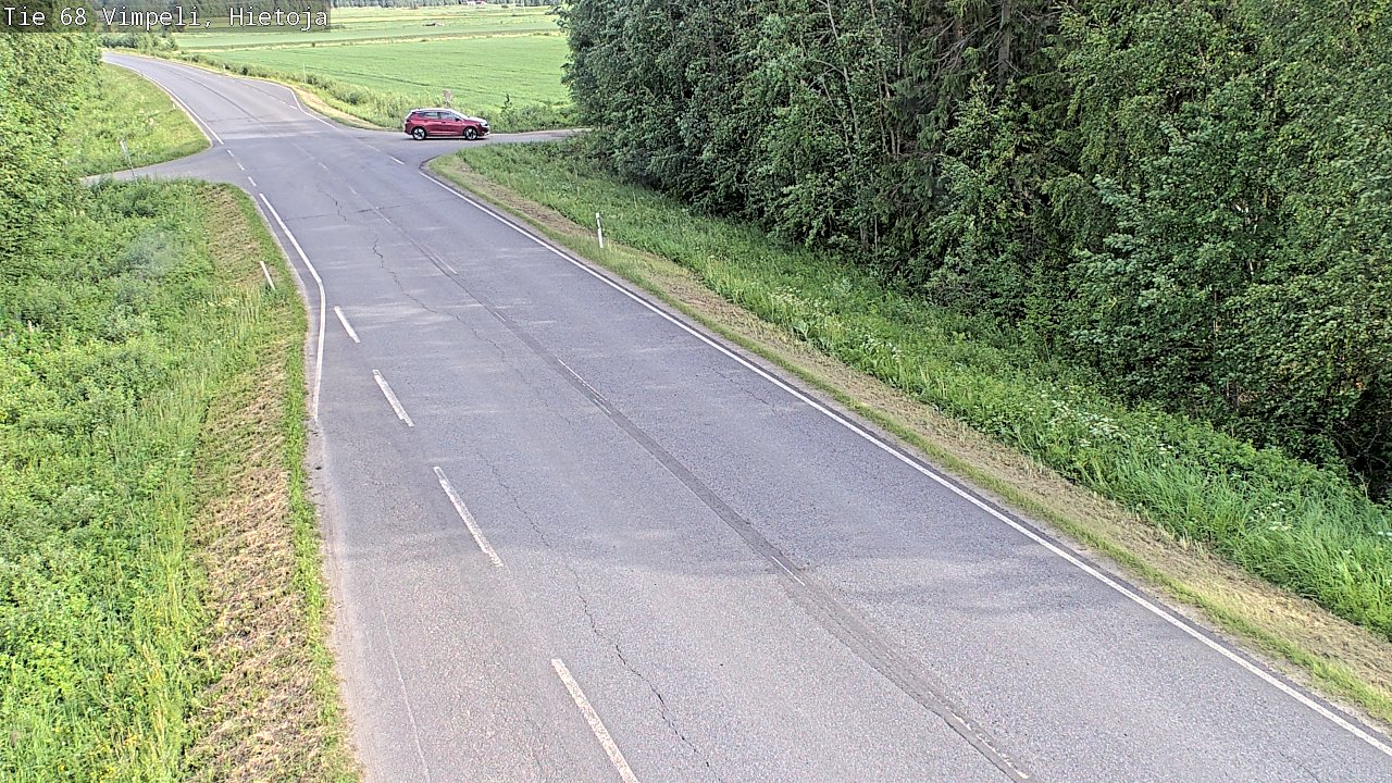 Weather Camera Image Road 68 Vimpeli, Hietoja, Vimpeli, Etelä-Pohjanmaa