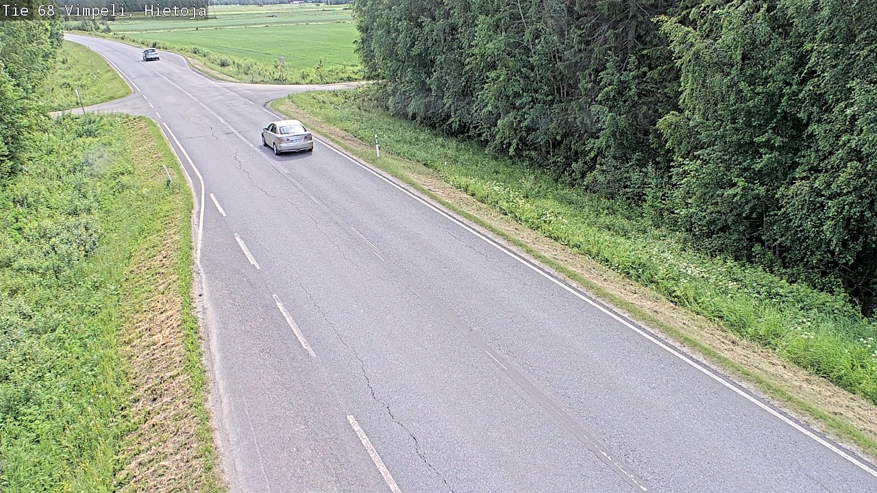 Weather Camera Image Road 68 Vimpeli, Hietoja, Vimpeli, Etelä-Pohjanmaa