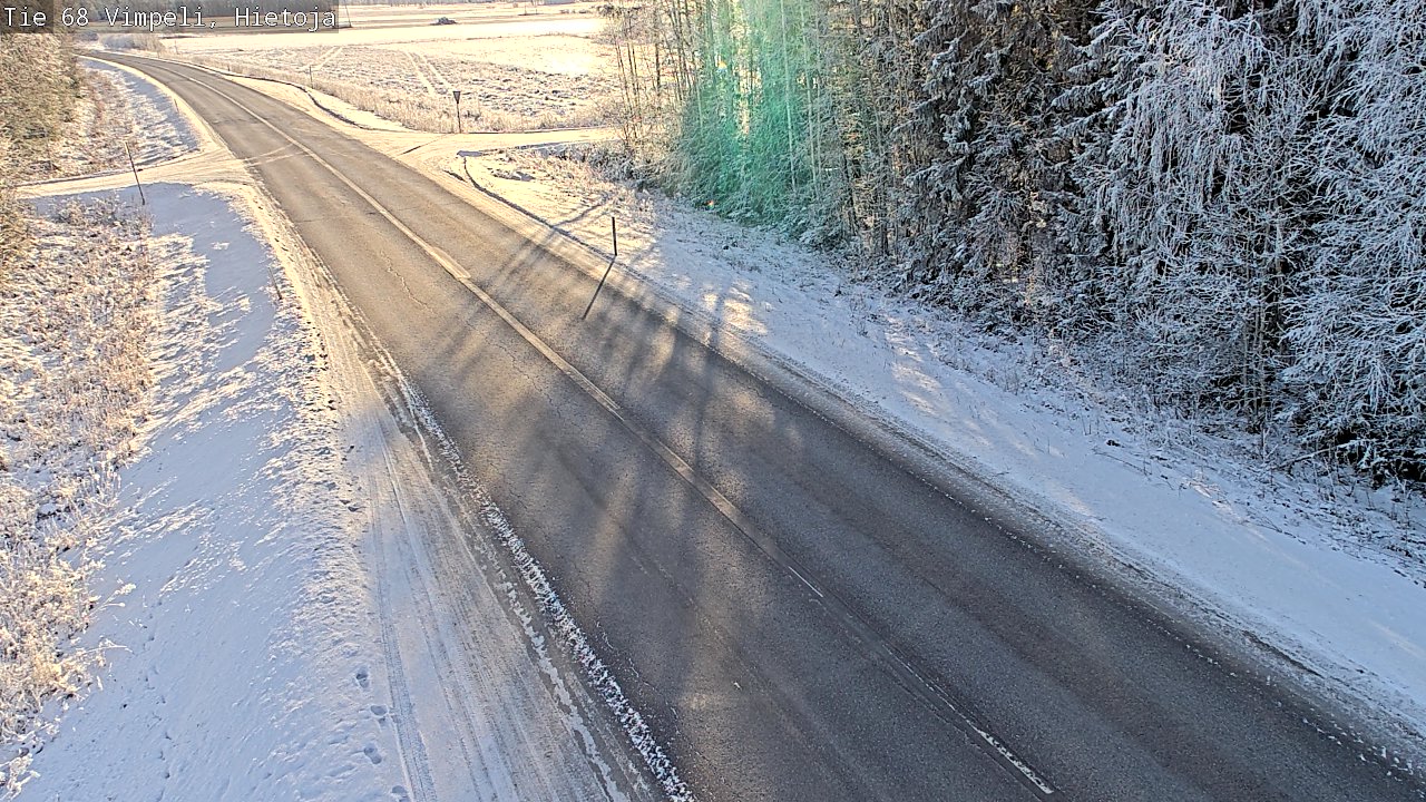 Weather Camera Image Road 68 Vimpeli, Hietoja, Vimpeli, Etelä-Pohjanmaa