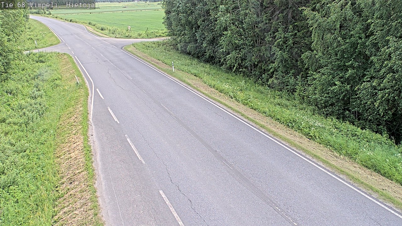 Weather Camera Image Road 68 Vimpeli, Hietoja, Vimpeli, Etelä-Pohjanmaa