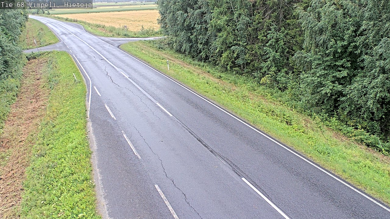 Weather Camera Image Road 68 Vimpeli, Hietoja, Vimpeli, Etelä-Pohjanmaa