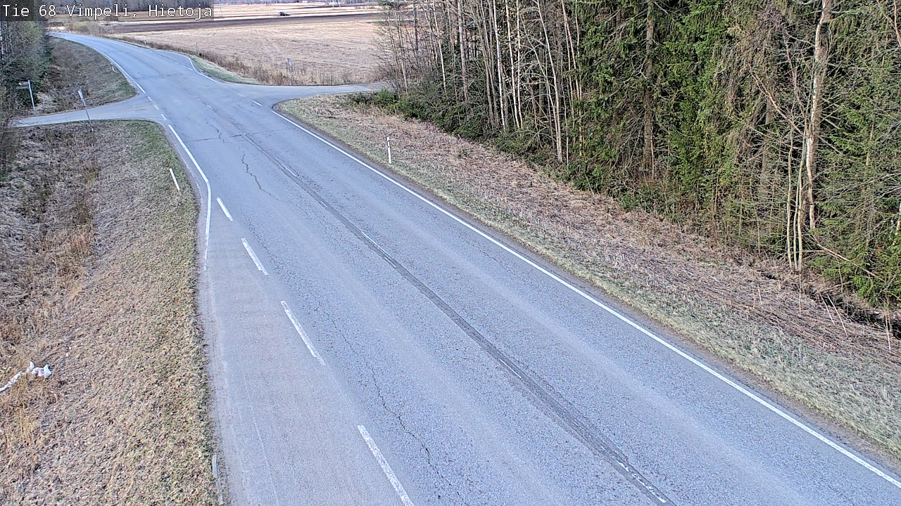 Weather Camera Image Road 68 Vimpeli, Hietoja, Vimpeli, Etelä-Pohjanmaa