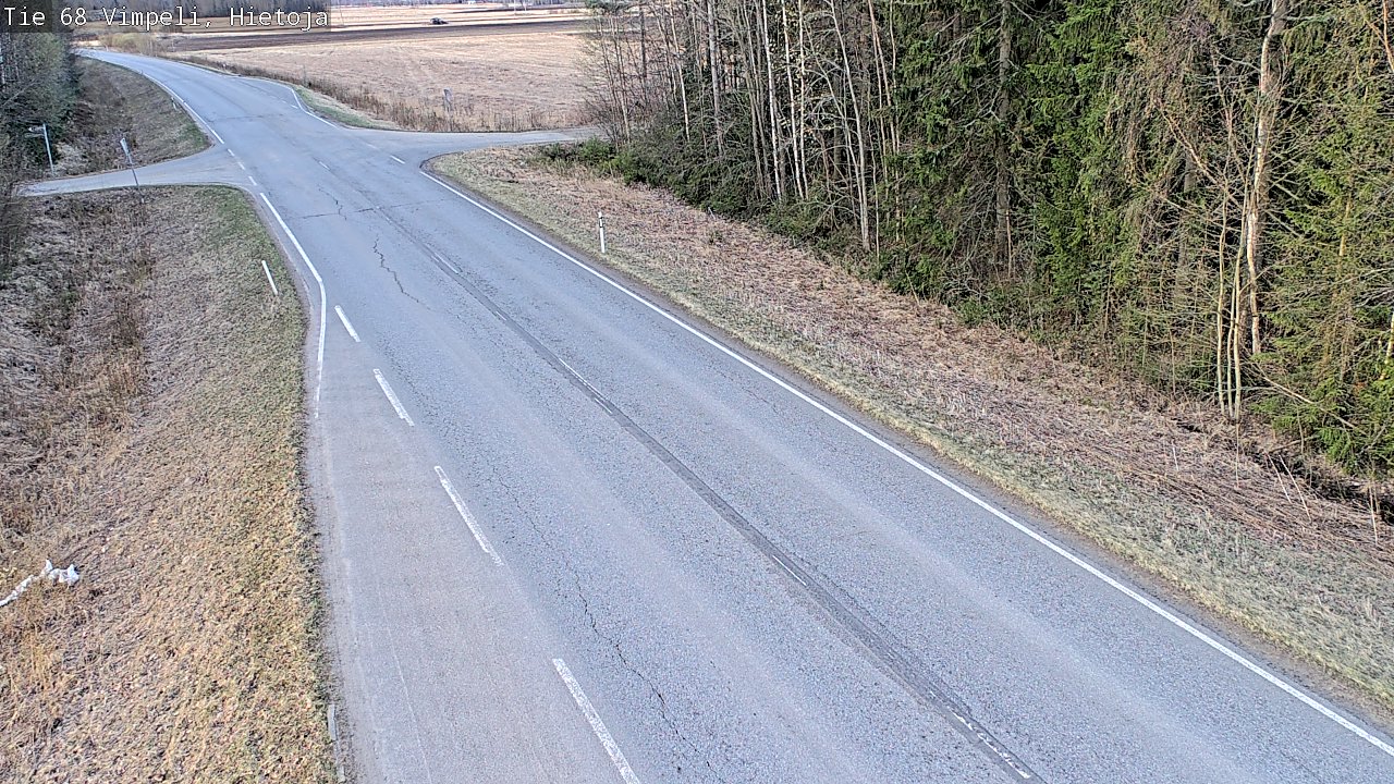 Weather Camera Image Road 68 Vimpeli, Hietoja, Vimpeli, Etelä-Pohjanmaa