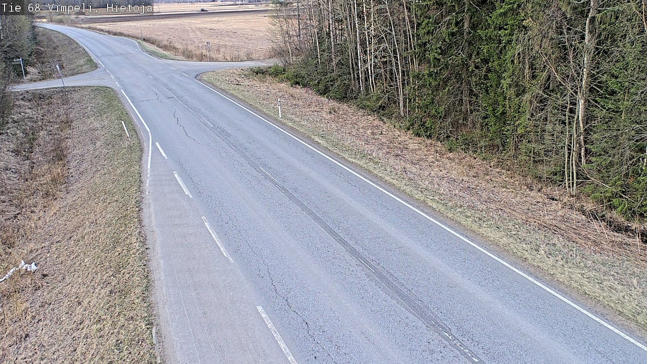Weather Camera Image Road 68 Vimpeli, Hietoja, Vimpeli, Etelä-Pohjanmaa