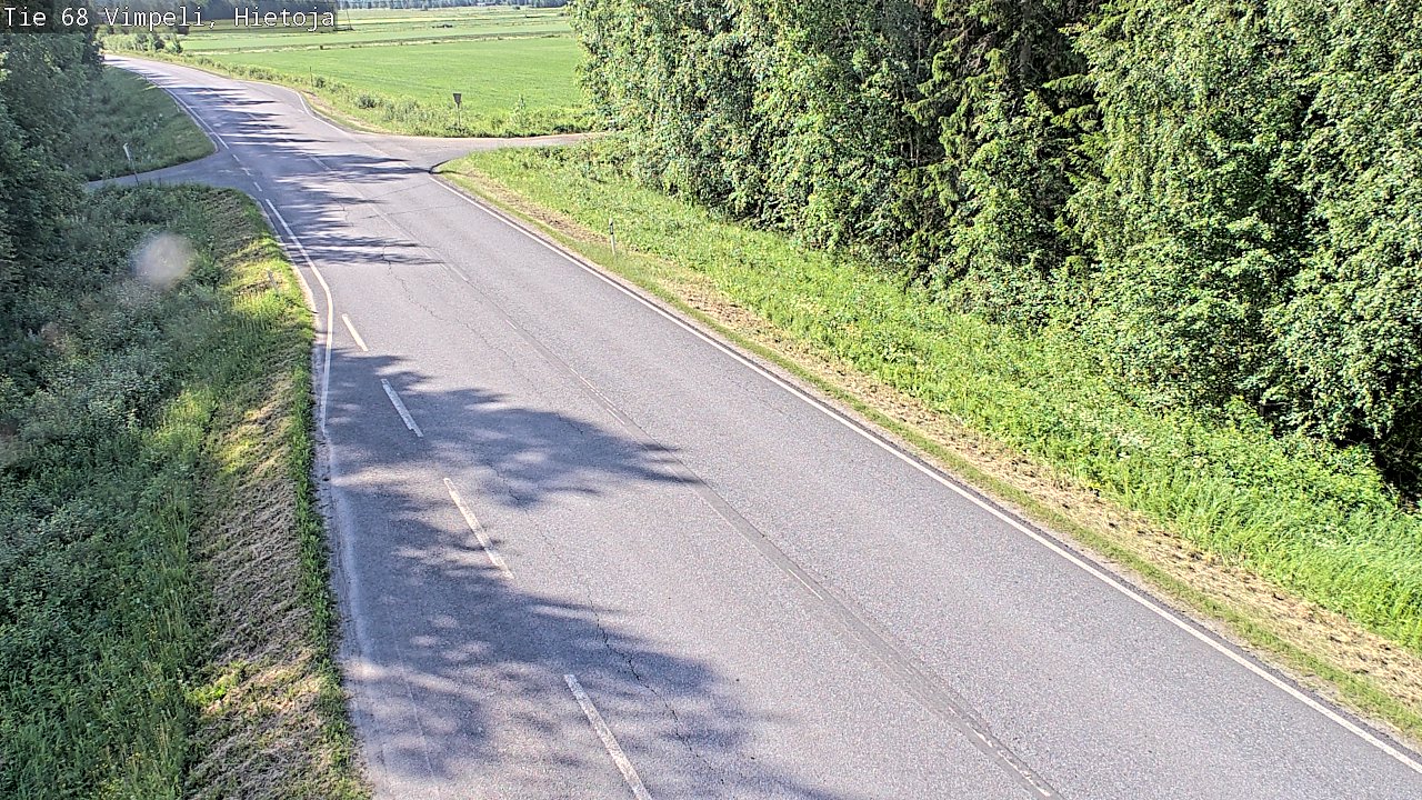 Weather Camera Image Road 68 Vimpeli, Hietoja, Vimpeli, Etelä-Pohjanmaa
