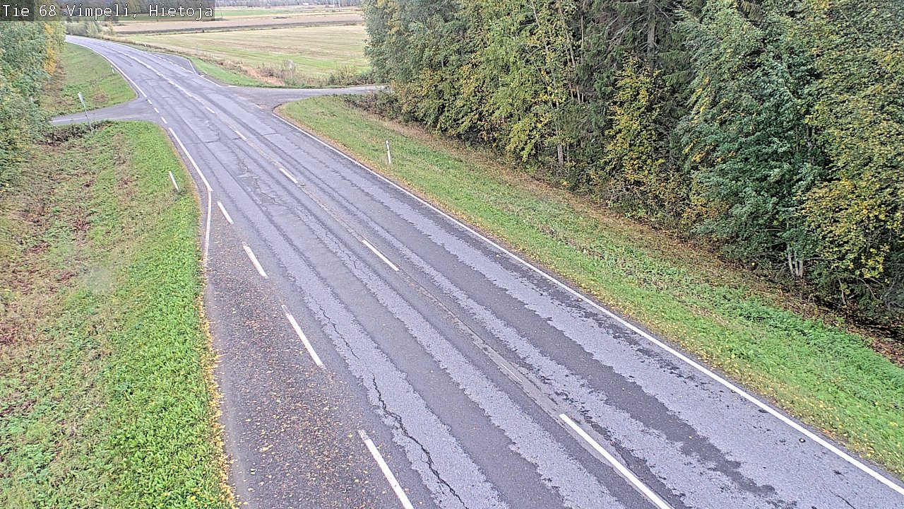 Weather Camera Image Road 68 Vimpeli, Hietoja, Vimpeli, Etelä-Pohjanmaa