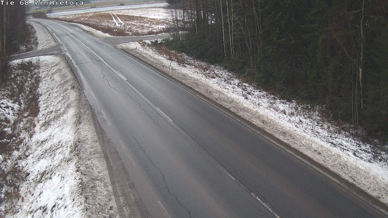 Weather Camera Image Road 68 Vimpeli, Hietoja, Vimpeli, Etelä-Pohjanmaa