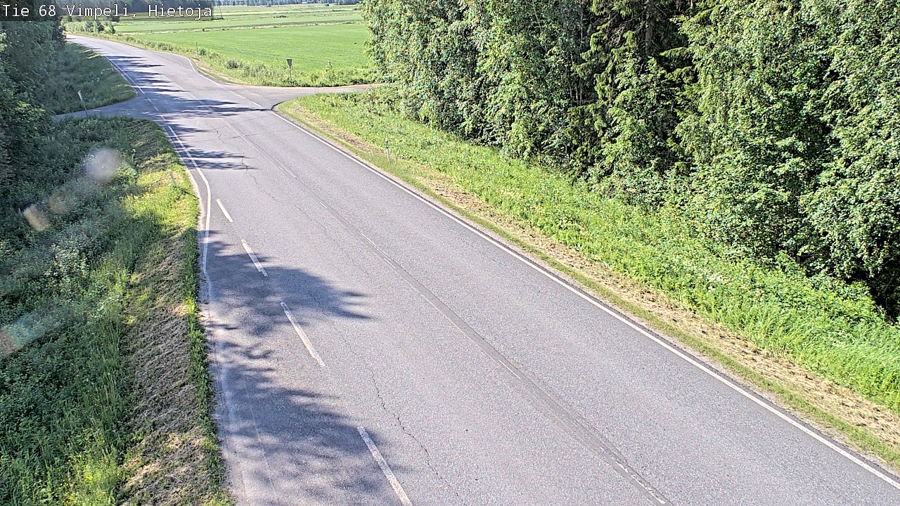 Weather Camera Image Road 68 Vimpeli, Hietoja, Vimpeli, Etelä-Pohjanmaa