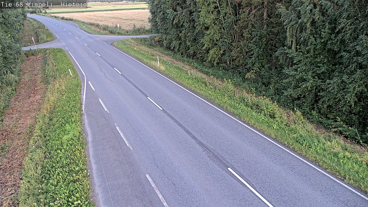 Weather Camera Image Väg 68 Vindala, Hietoja, Vimpeli, Etelä-Pohjanmaa