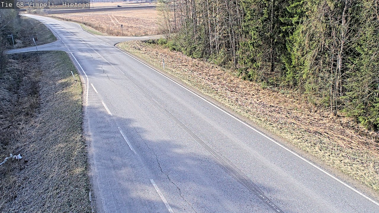 Weather Camera Image Road 68 Vimpeli, Hietoja, Vimpeli, Etelä-Pohjanmaa