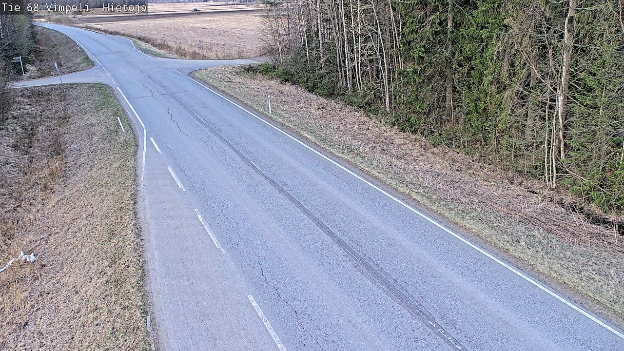 Weather Camera Image Road 68 Vimpeli, Hietoja, Vimpeli, Etelä-Pohjanmaa