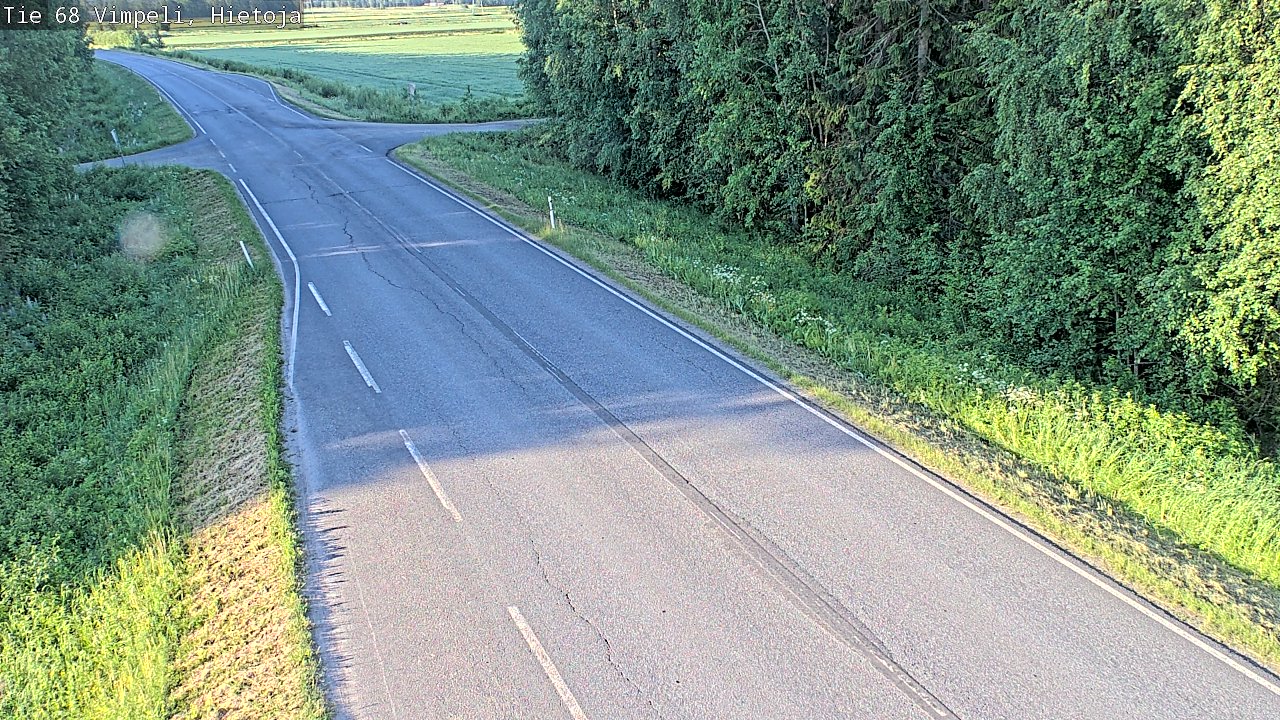 Weather Camera Image Road 68 Vimpeli, Hietoja, Vimpeli, Etelä-Pohjanmaa