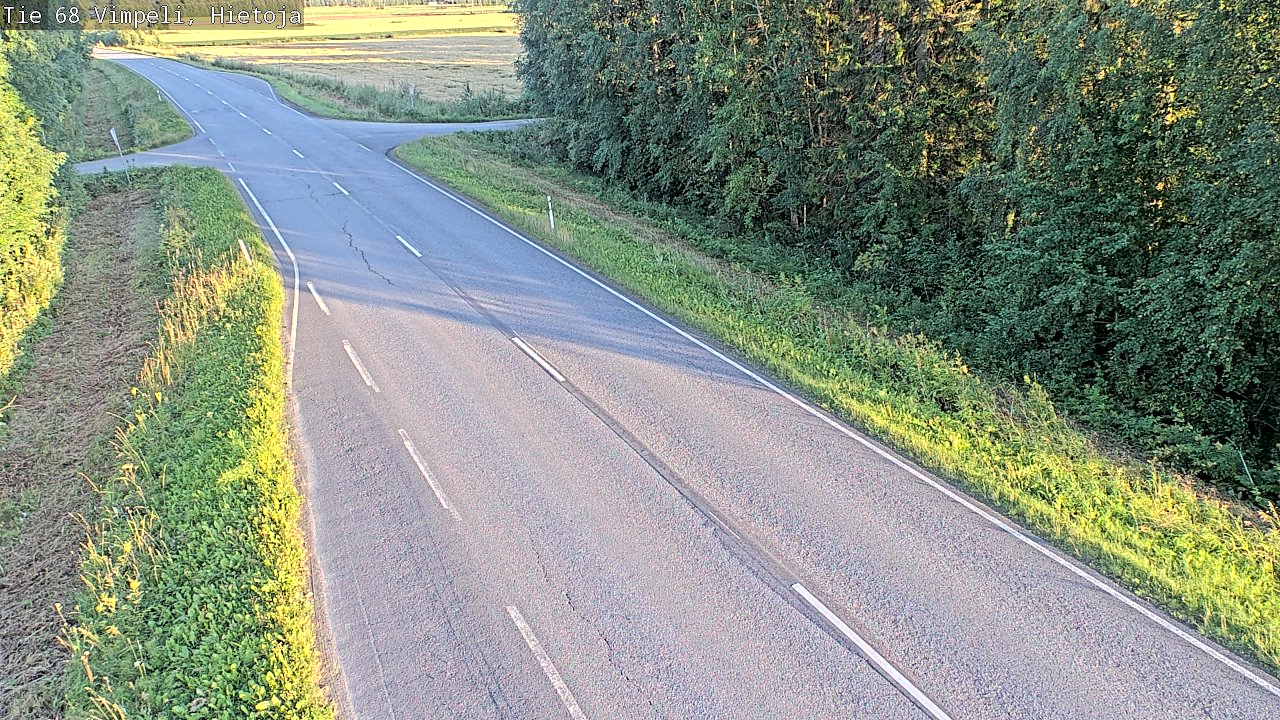 Weather Camera Image Väg 68 Vindala, Hietoja, Vimpeli, Etelä-Pohjanmaa