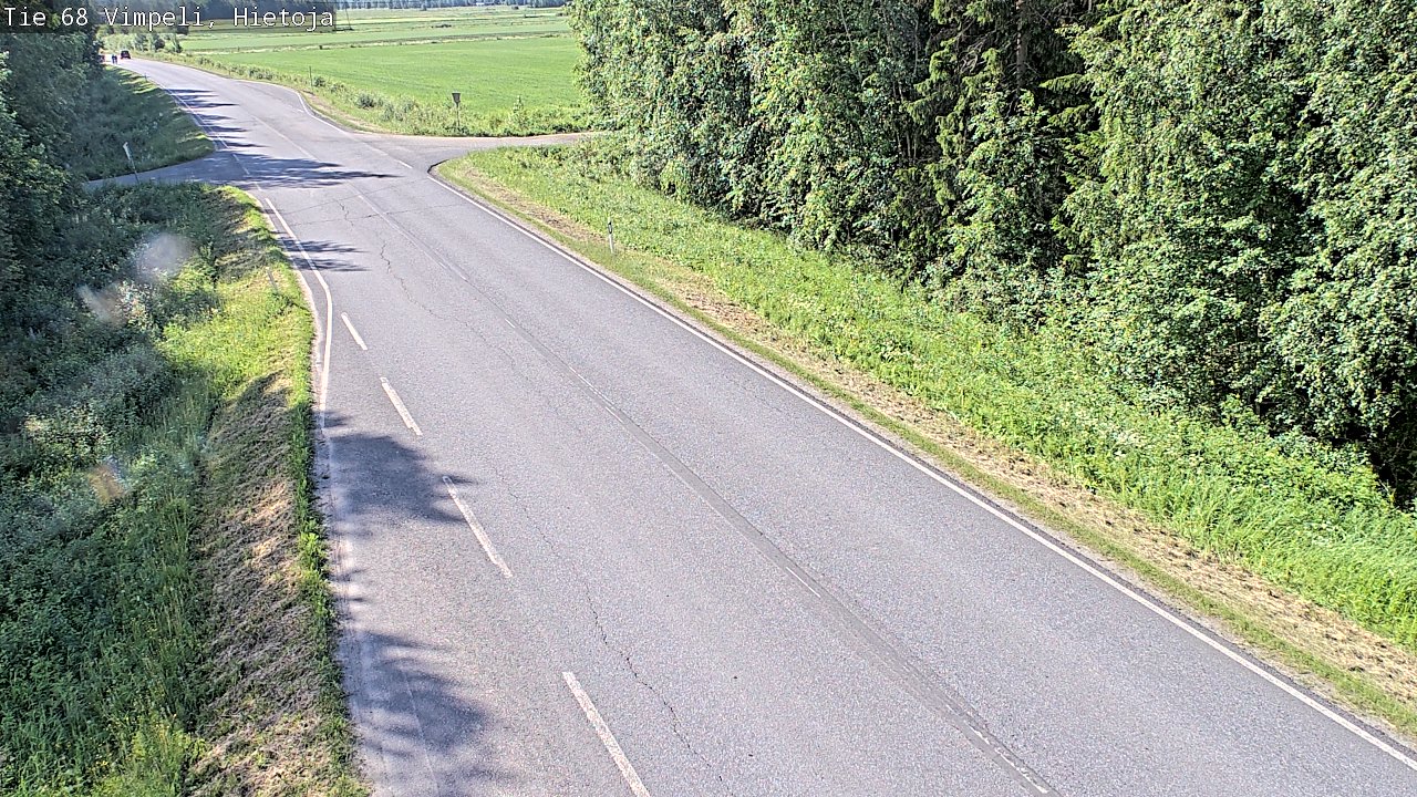 Weather Camera Image Road 68 Vimpeli, Hietoja, Vimpeli, Etelä-Pohjanmaa