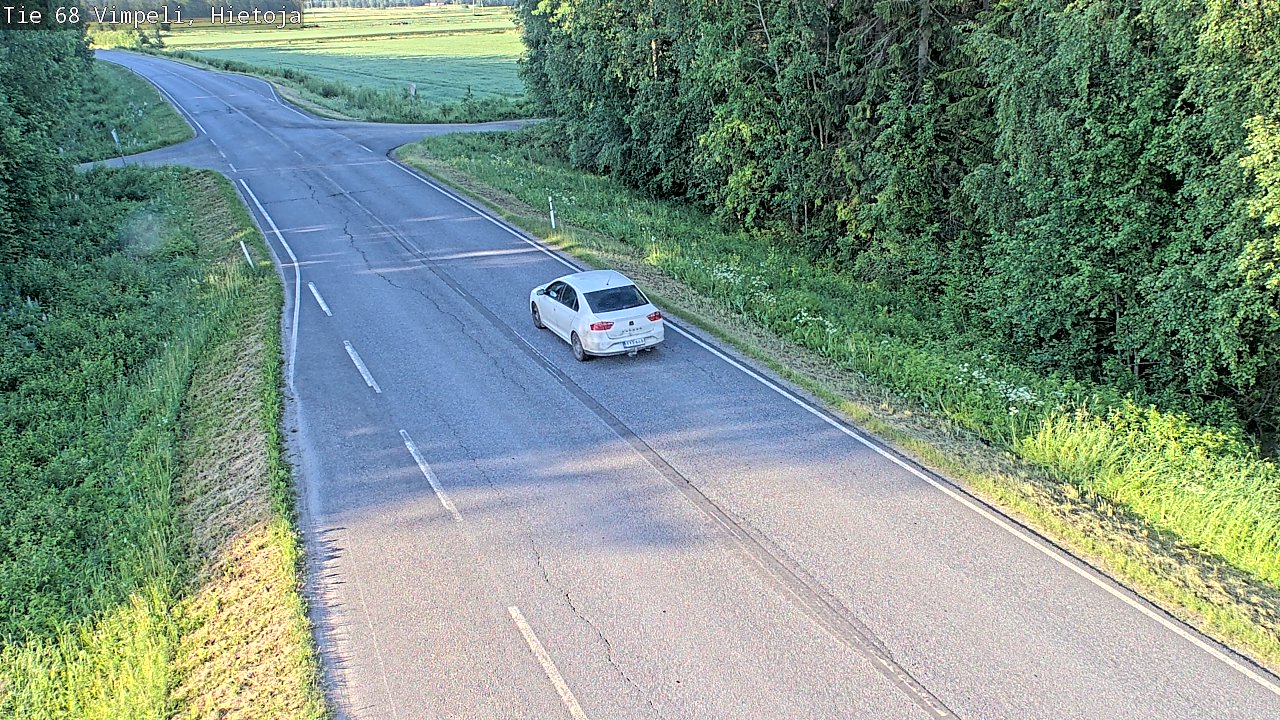 Weather Camera Image Road 68 Vimpeli, Hietoja, Vimpeli, Etelä-Pohjanmaa