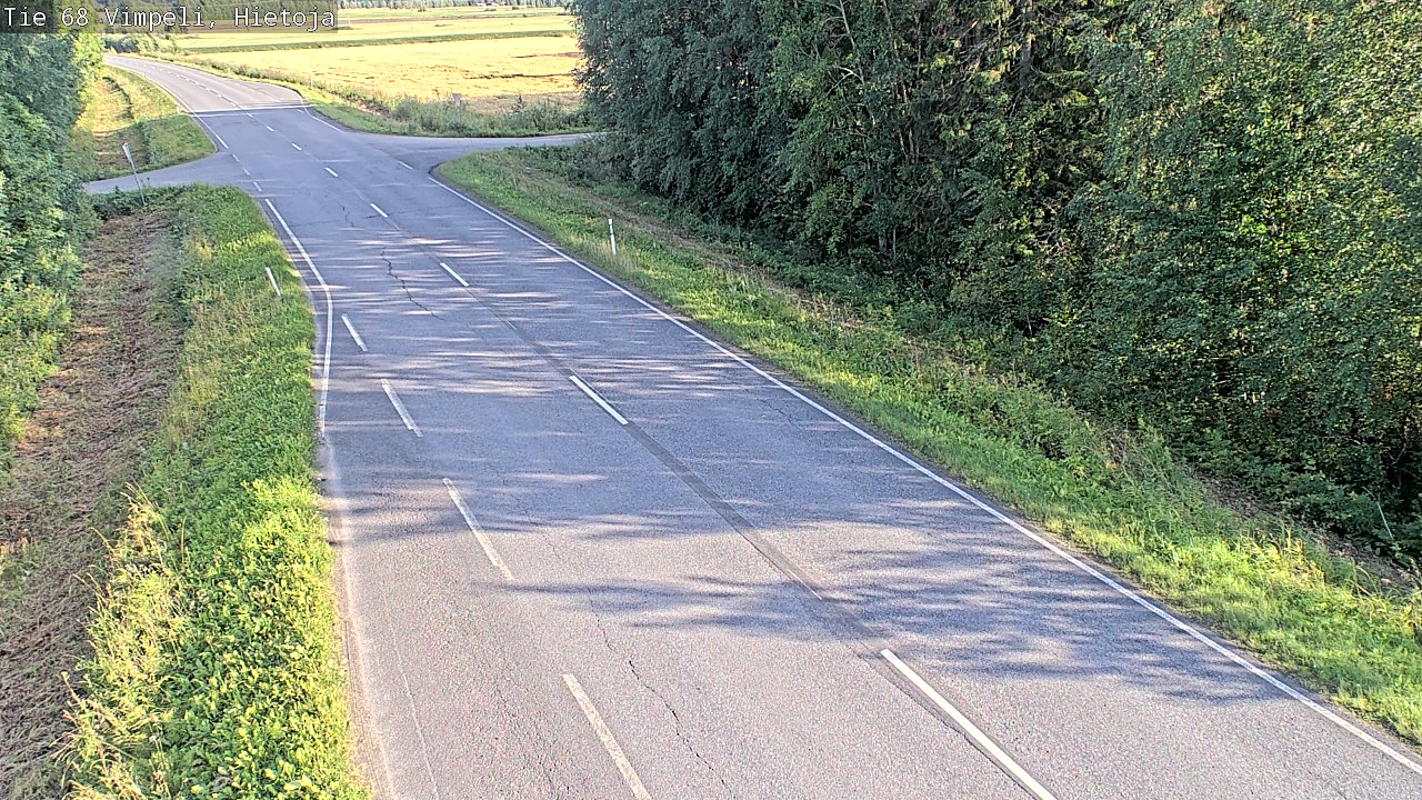 Weather Camera Image Väg 68 Vindala, Hietoja, Vimpeli, Etelä-Pohjanmaa