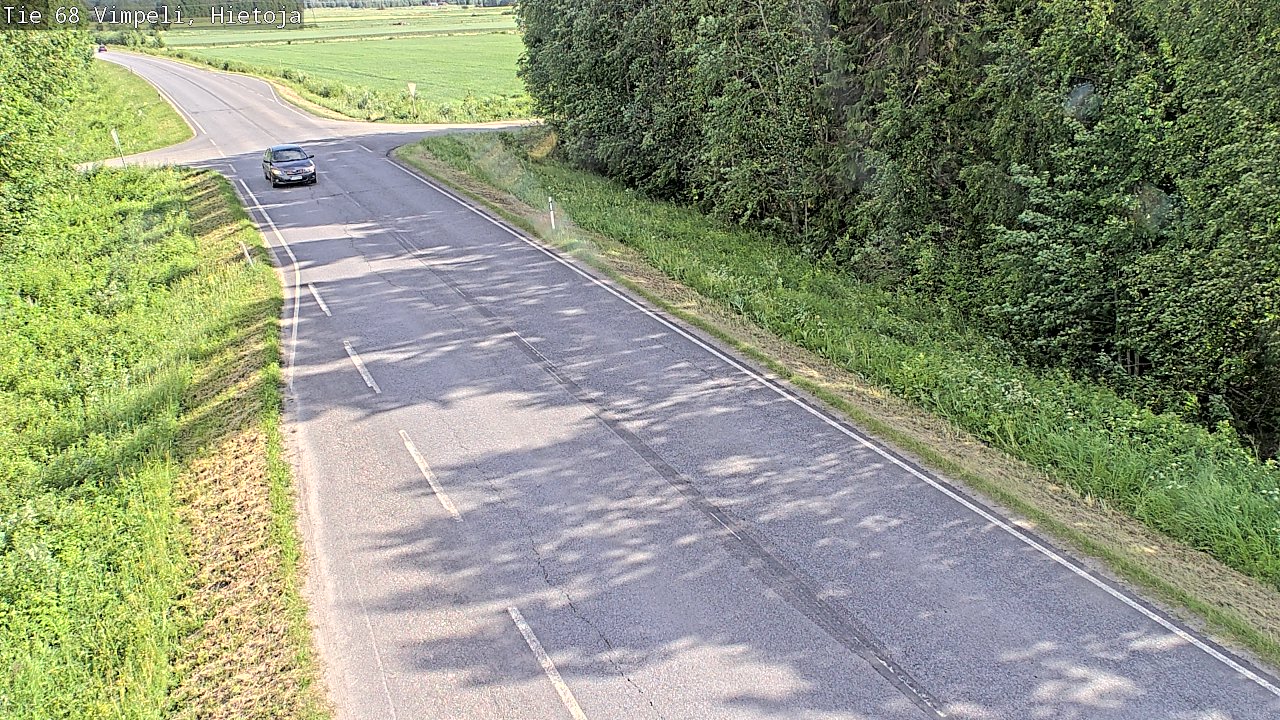 Weather Camera Image Road 68 Vimpeli, Hietoja, Vimpeli, Etelä-Pohjanmaa