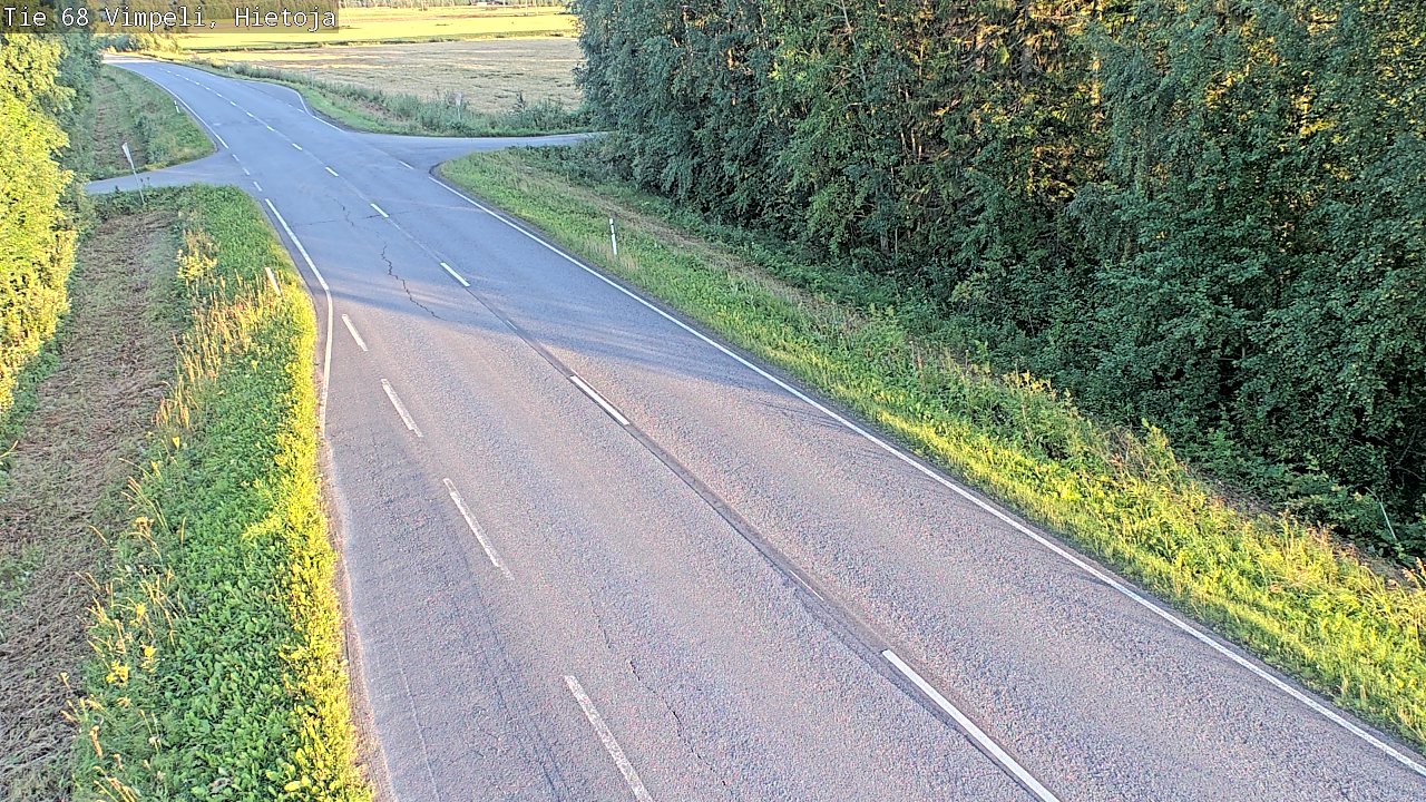 Weather Camera Image Väg 68 Vindala, Hietoja, Vimpeli, Etelä-Pohjanmaa