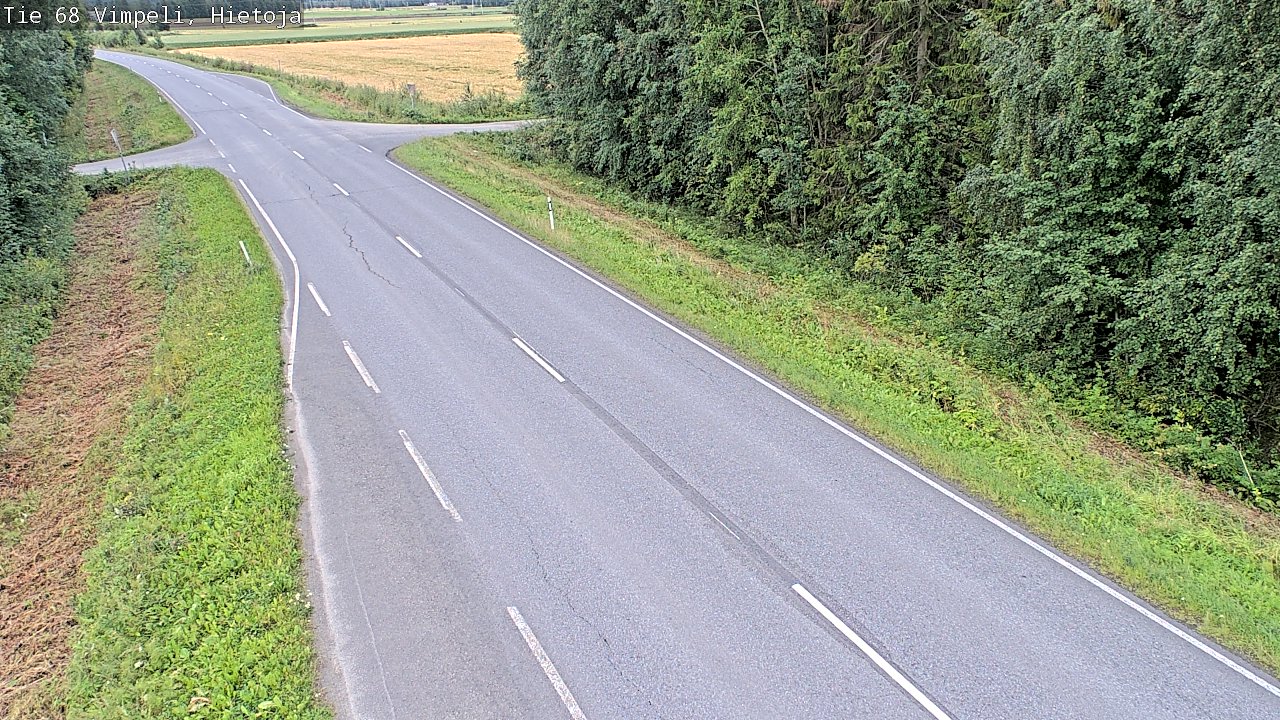 Weather Camera Image Väg 68 Vindala, Hietoja, Vimpeli, Etelä-Pohjanmaa