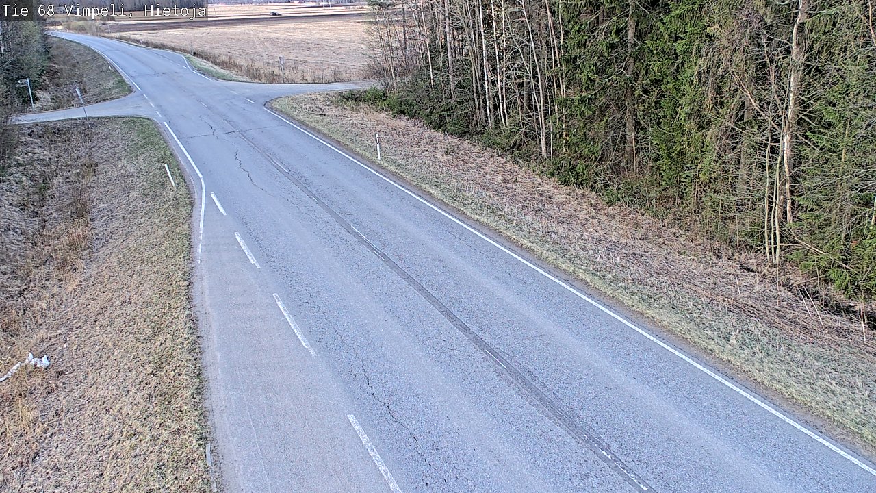 Weather Camera Image Road 68 Vimpeli, Hietoja, Vimpeli, Etelä-Pohjanmaa