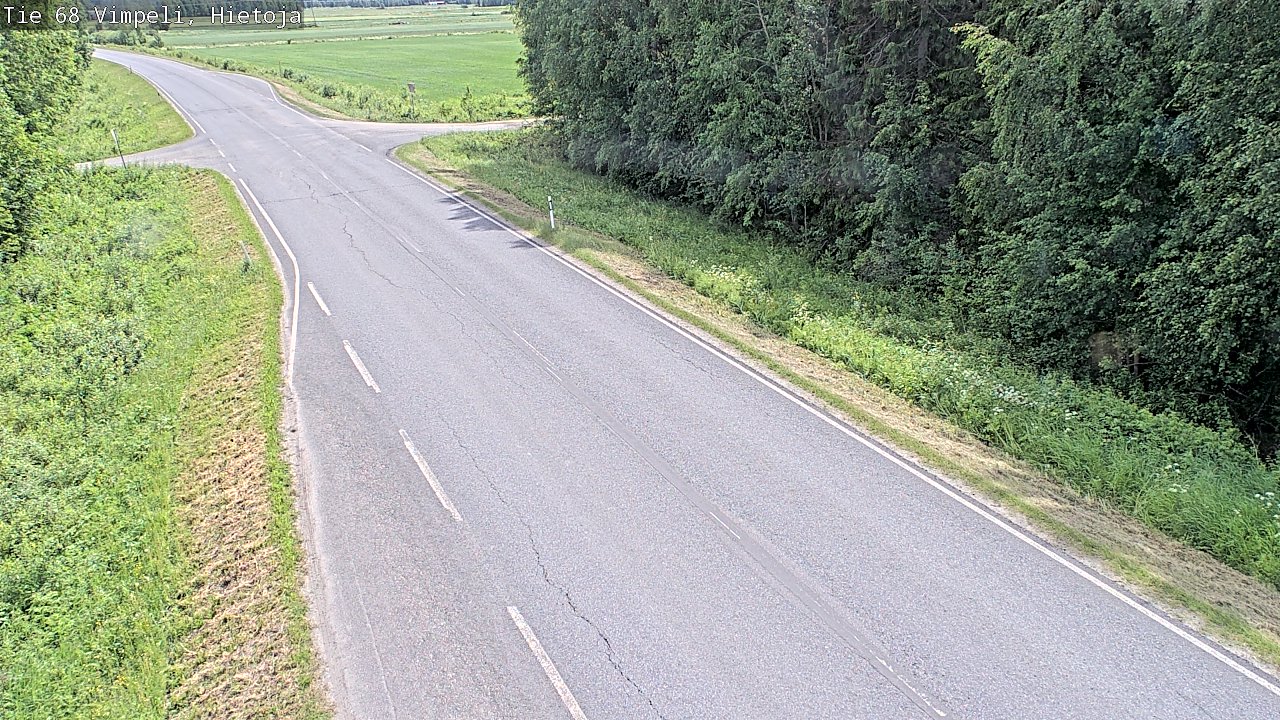 Weather Camera Image Road 68 Vimpeli, Hietoja, Vimpeli, Etelä-Pohjanmaa