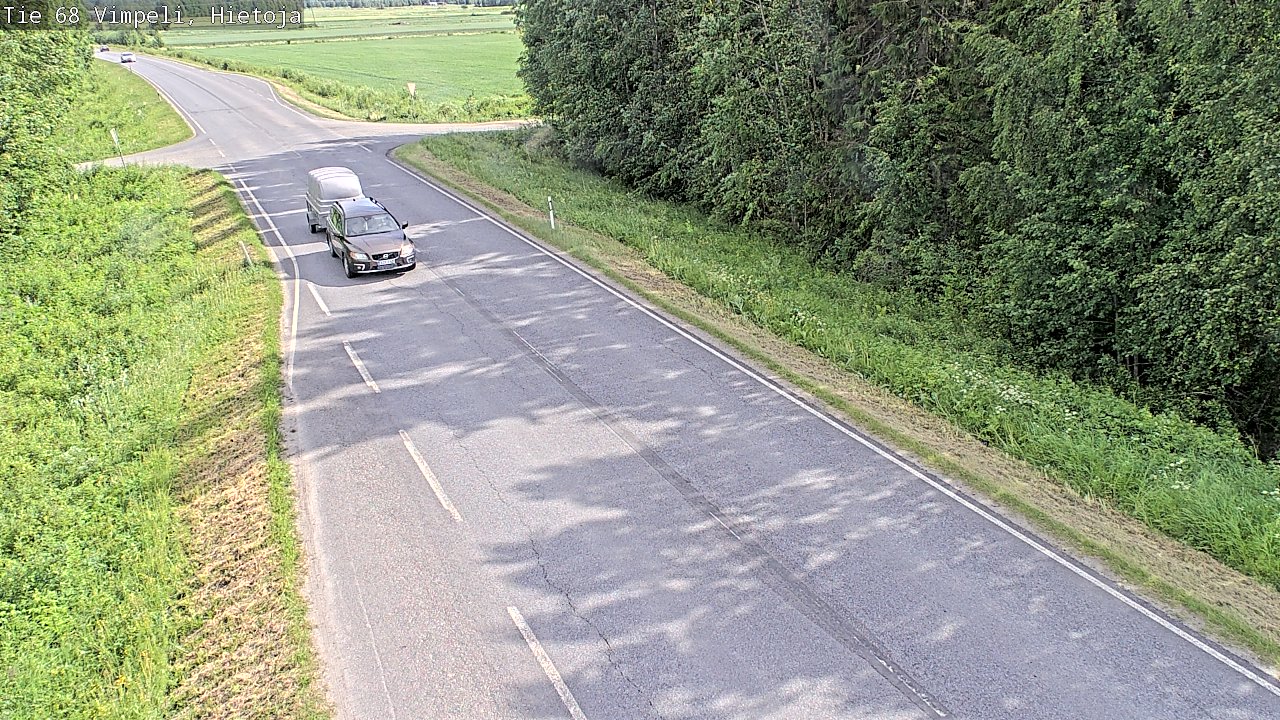 Weather Camera Image Road 68 Vimpeli, Hietoja, Vimpeli, Etelä-Pohjanmaa