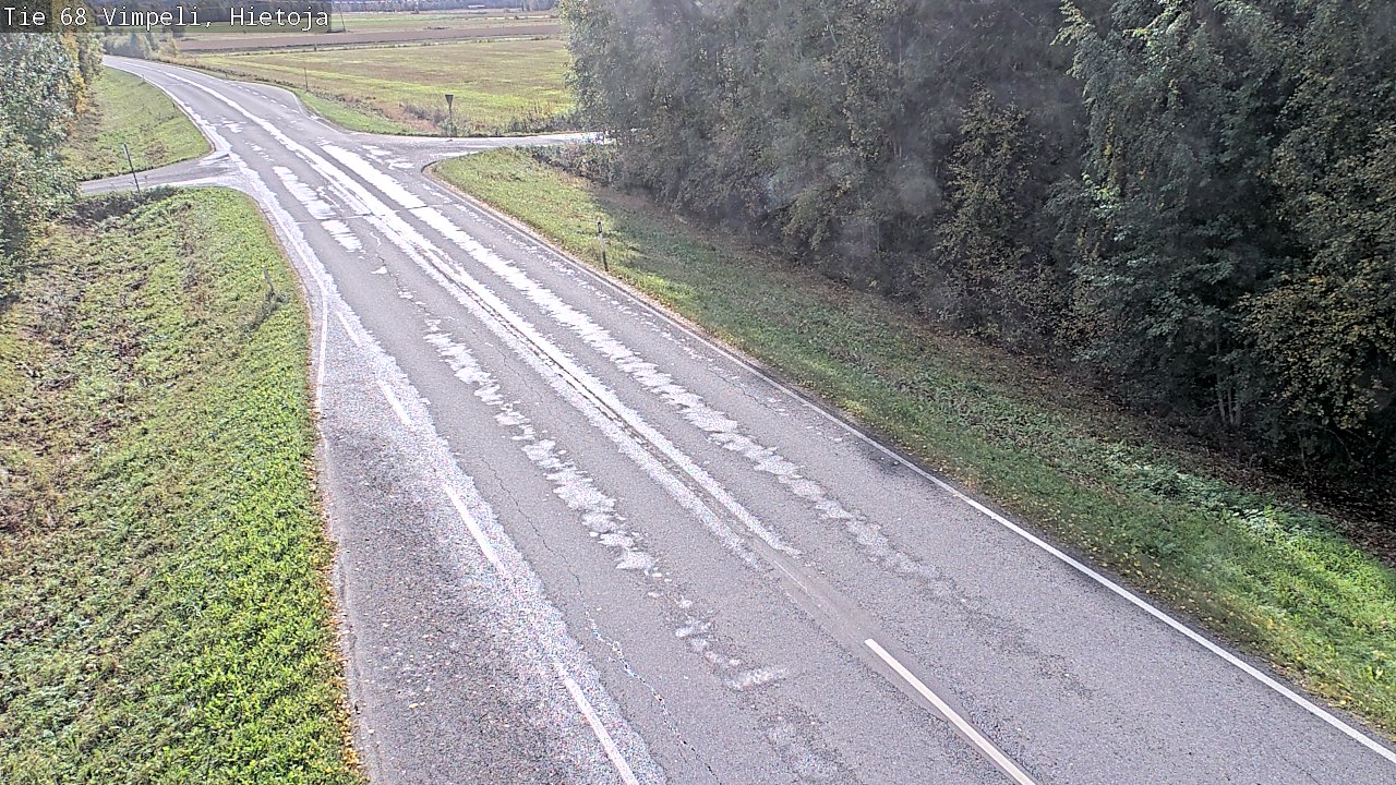 Weather Camera Image Road 68 Vimpeli, Hietoja, Vimpeli, Etelä-Pohjanmaa