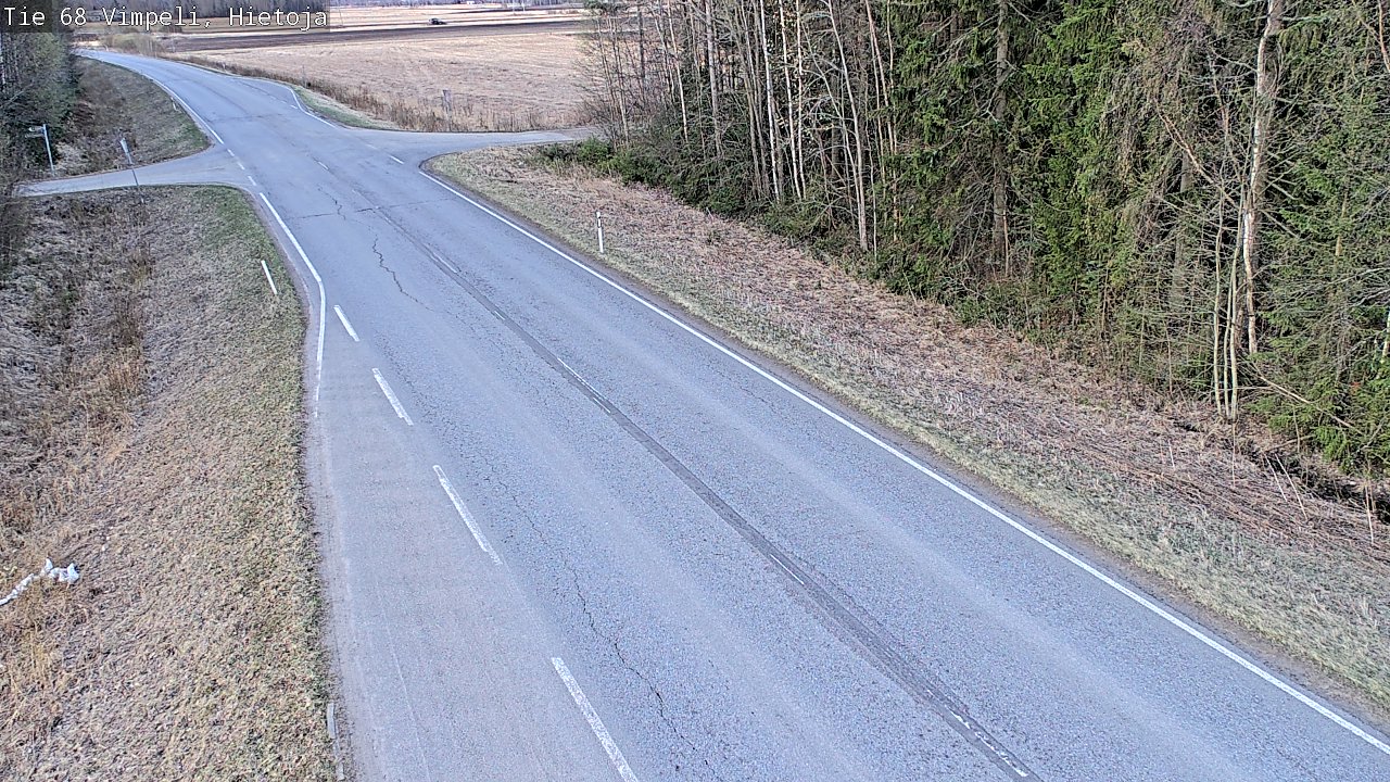 Weather Camera Image Road 68 Vimpeli, Hietoja, Vimpeli, Etelä-Pohjanmaa