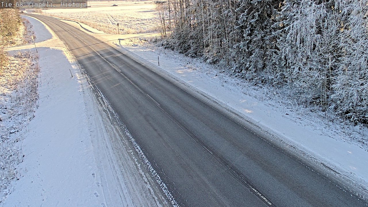 Weather Camera Image Road 68 Vimpeli, Hietoja, Vimpeli, Etelä-Pohjanmaa