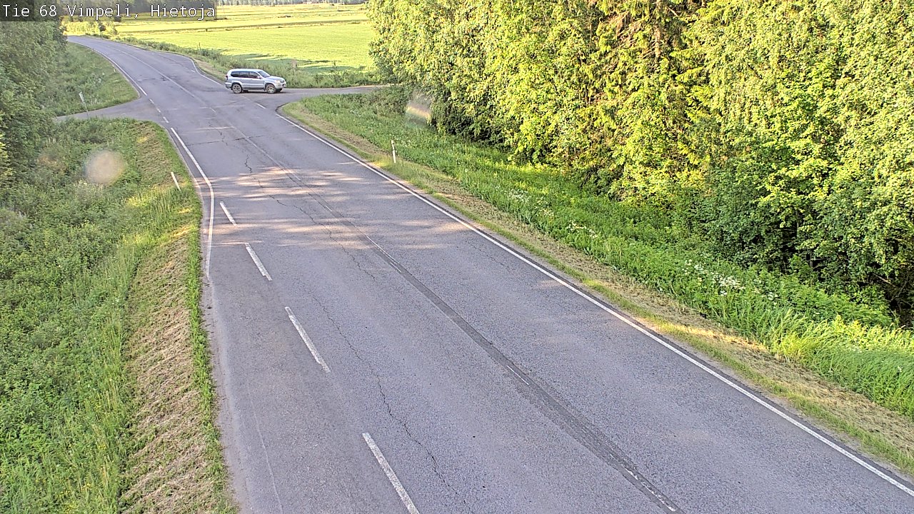 Weather Camera Image Road 68 Vimpeli, Hietoja, Vimpeli, Etelä-Pohjanmaa