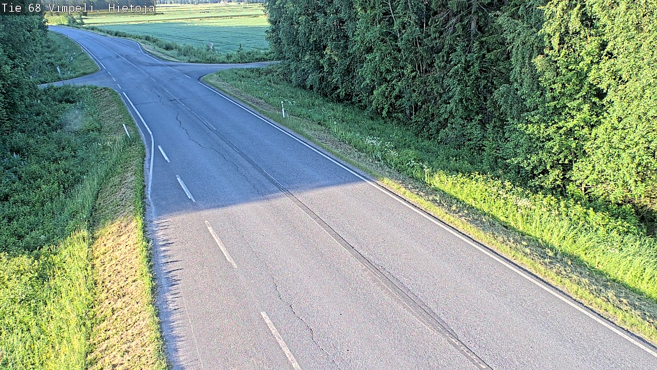 Weather Camera Image Road 68 Vimpeli, Hietoja, Vimpeli, Etelä-Pohjanmaa