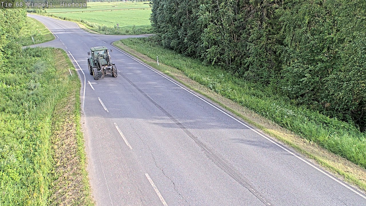 Weather Camera Image Road 68 Vimpeli, Hietoja, Vimpeli, Etelä-Pohjanmaa