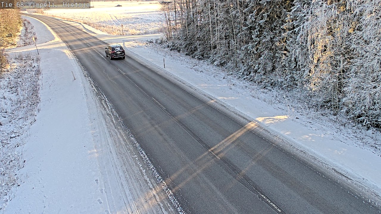 Weather Camera Image Road 68 Vimpeli, Hietoja, Vimpeli, Etelä-Pohjanmaa