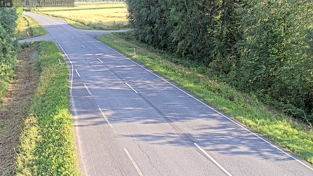 Weather Camera Image Väg 68 Vindala, Hietoja, Vimpeli, Etelä-Pohjanmaa