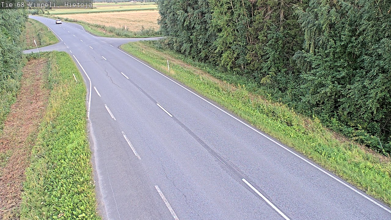 Weather Camera Image Väg 68 Vindala, Hietoja, Vimpeli, Etelä-Pohjanmaa