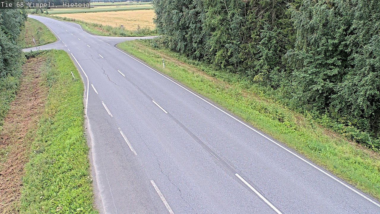 Weather Camera Image Väg 68 Vindala, Hietoja, Vimpeli, Etelä-Pohjanmaa