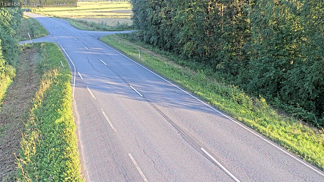 Weather Camera Image Väg 68 Vindala, Hietoja, Vimpeli, Etelä-Pohjanmaa
