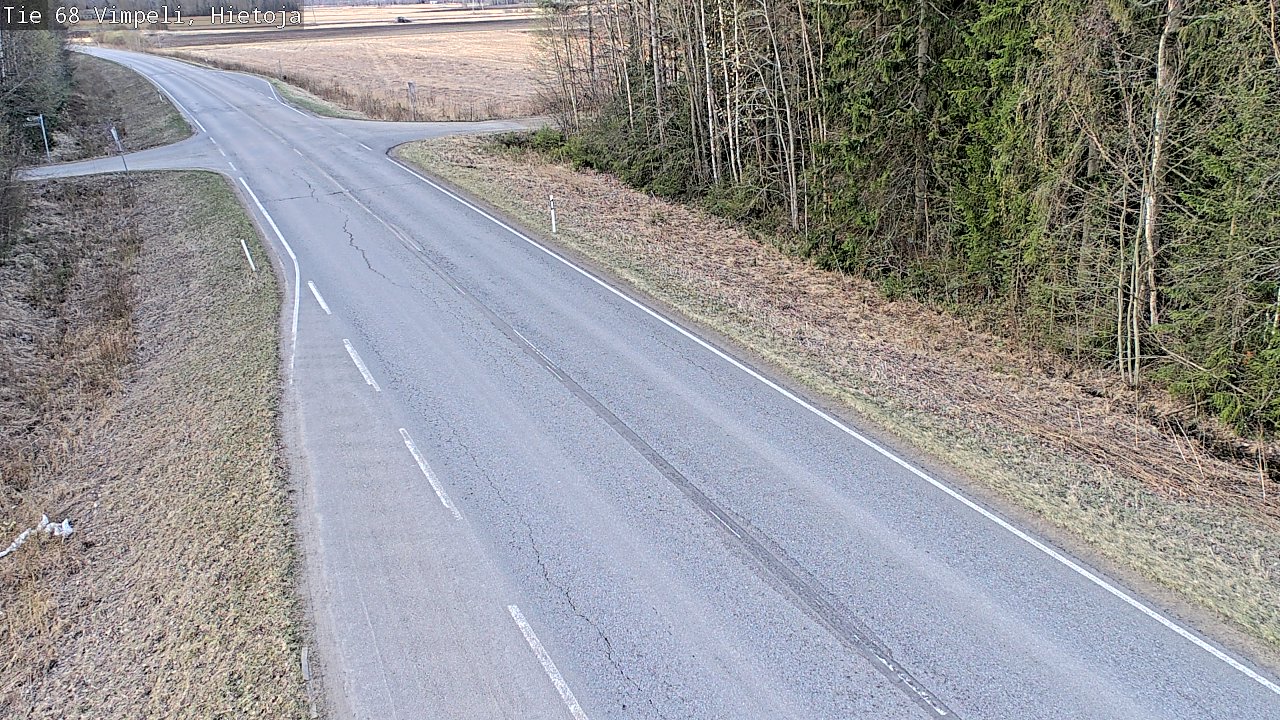 Weather Camera Image Road 68 Vimpeli, Hietoja, Vimpeli, Etelä-Pohjanmaa
