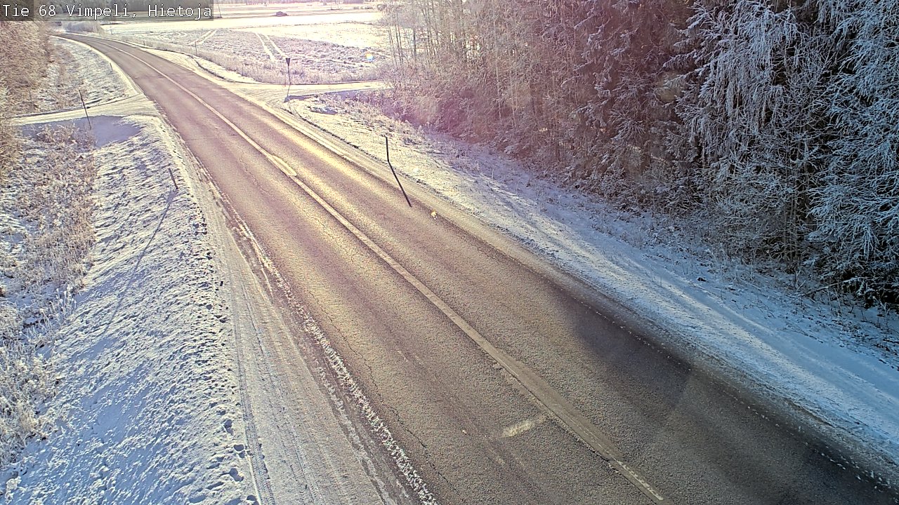 Weather Camera Image Road 68 Vimpeli, Hietoja, Vimpeli, Etelä-Pohjanmaa