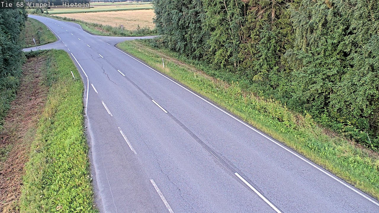 Weather Camera Image Väg 68 Vindala, Hietoja, Vimpeli, Etelä-Pohjanmaa
