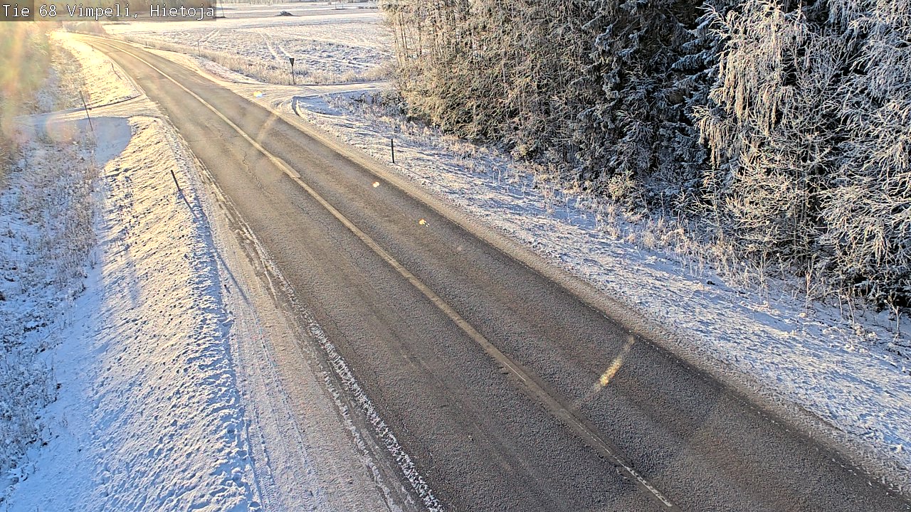 Weather Camera Image Road 68 Vimpeli, Hietoja, Vimpeli, Etelä-Pohjanmaa